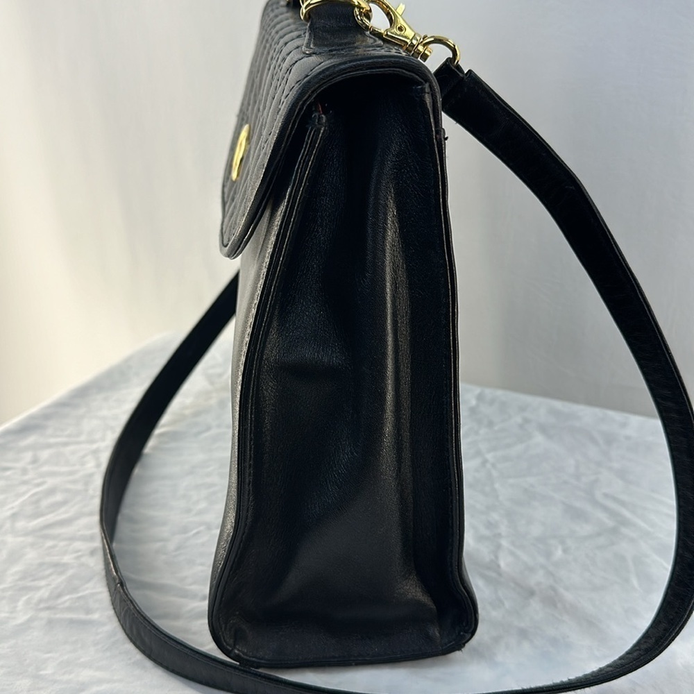 Vintage Fred Hayman Quilted Chic Leather Lady Handbag - Picture 10 of 10